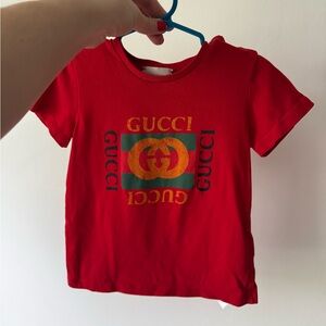 Gucci Kids Red T-Shirt